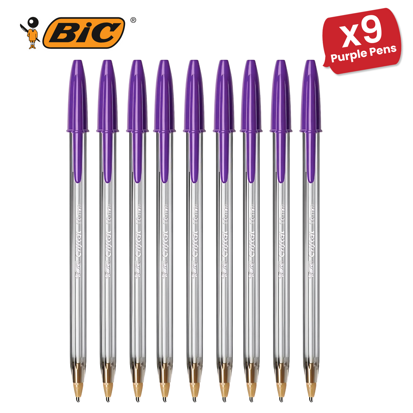 Bic Cristal Fun Ball Pen � Purple - Pack of 1