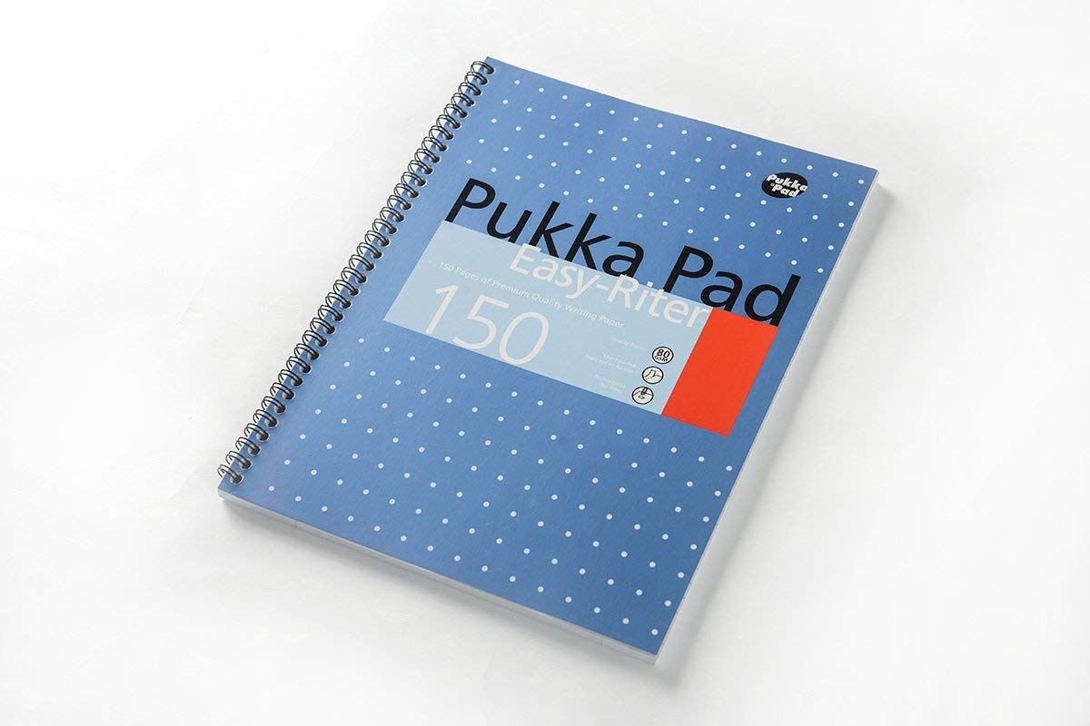 Pukka A4 Easy-Riter Metallic Pad 150 pages - Lined - Pack of 1