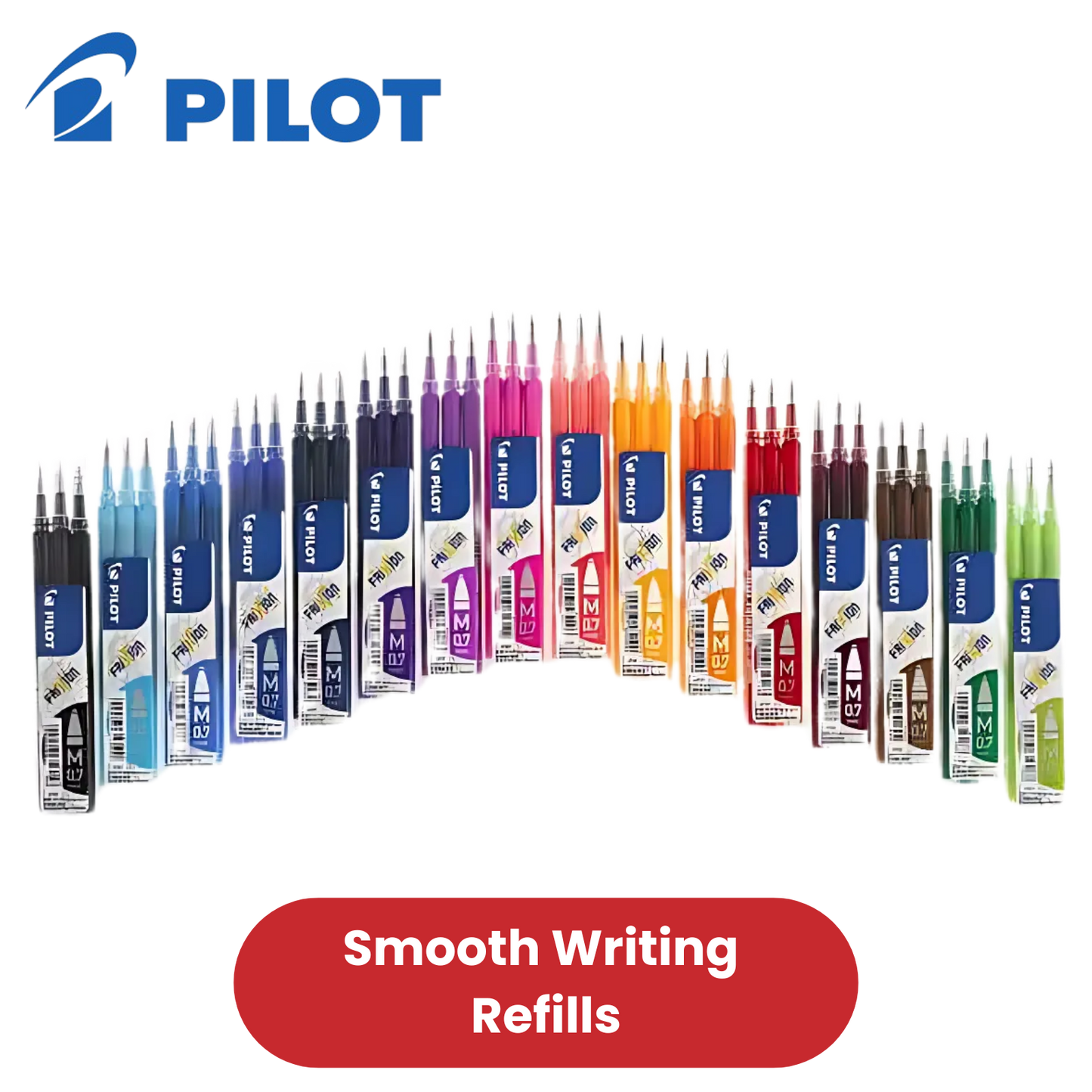 Pilot FriXion Pen Refills Purple/Violet - (Pack of 3) 0.7mm Fine Tip Erasable