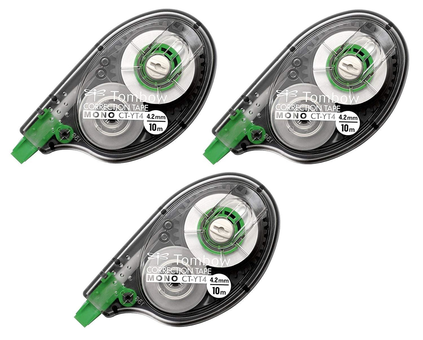 Tombow Correction tape MONO YT 4.2mm x 10m Pack of 3 Loose