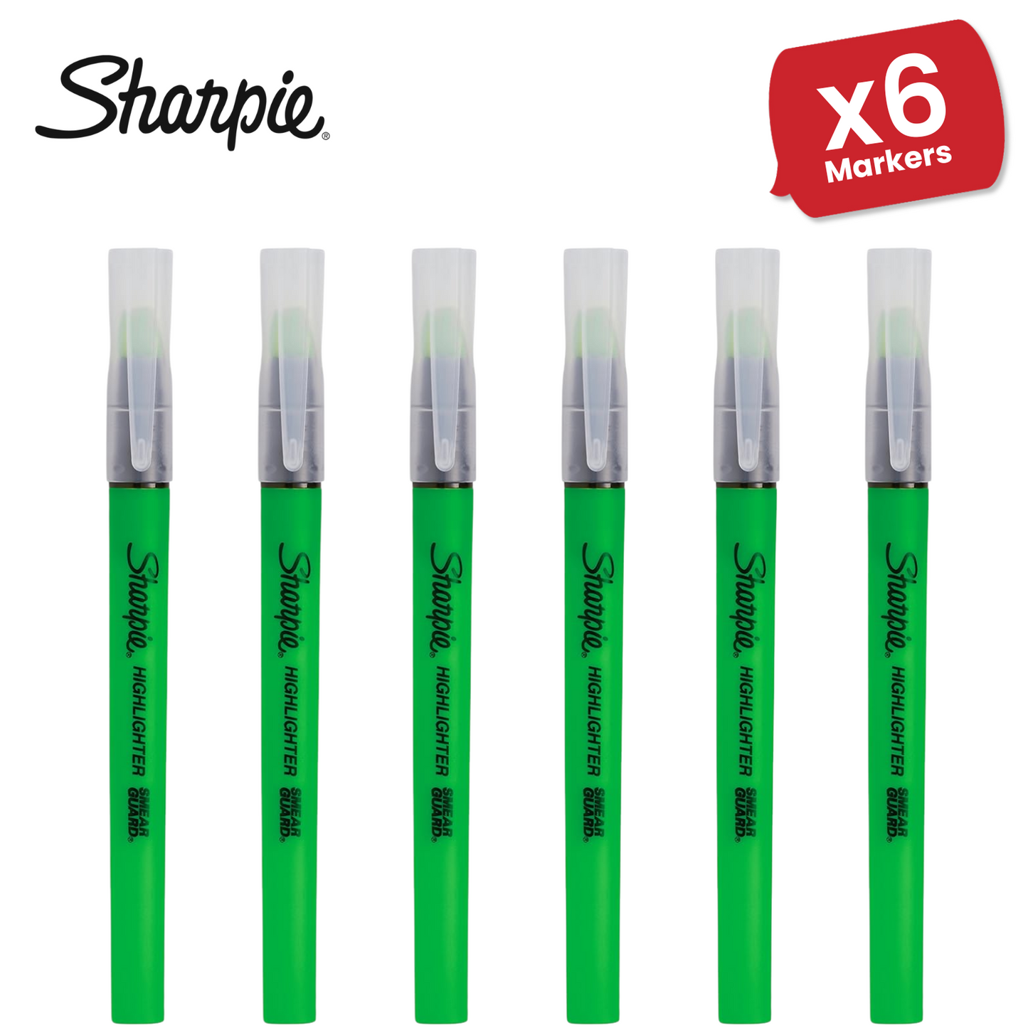 Sharpie Highlighter Clearview - Chisel Tip - Green - Single