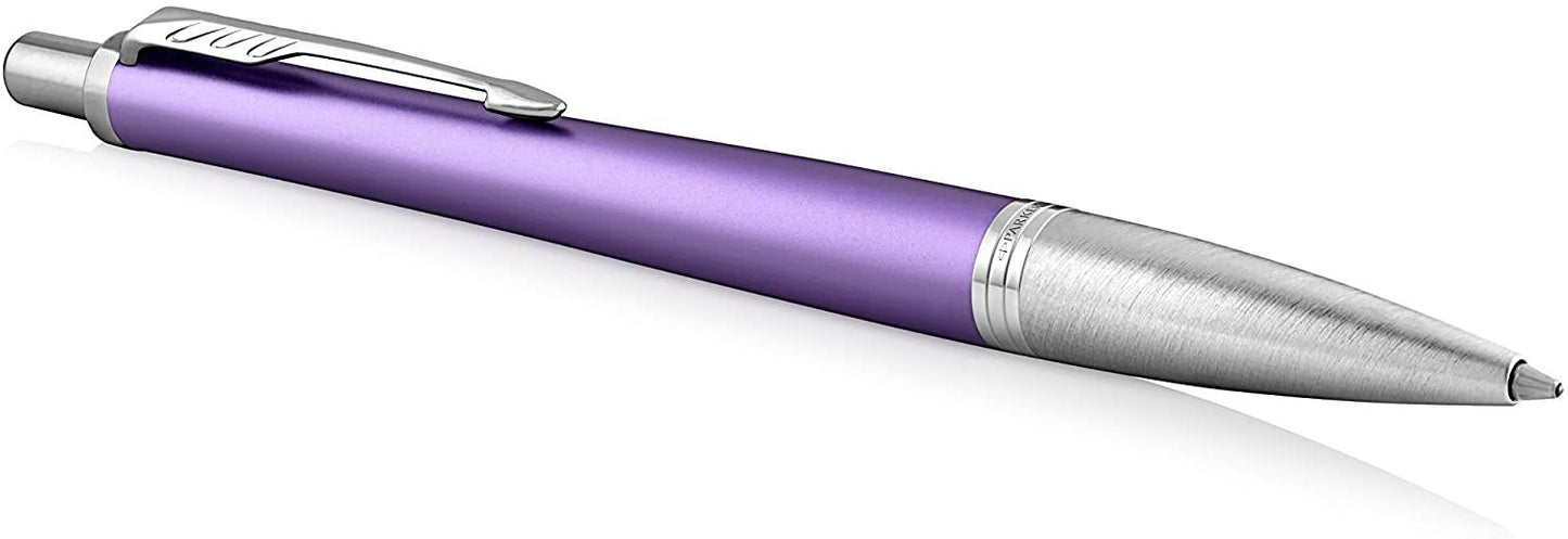 PARKER URBAN PREMIUM VIOLET BALLPOINT MEDIUM NIB BLUE INK
