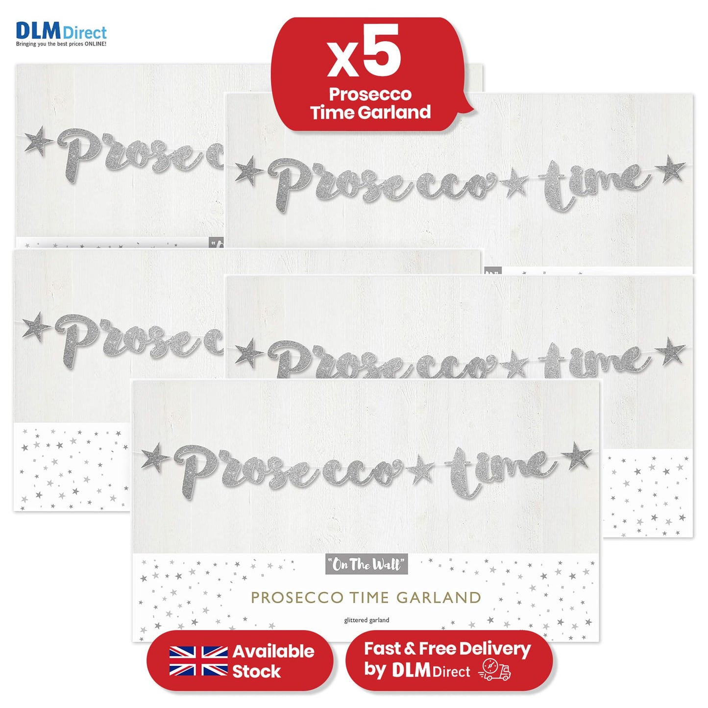 On The Wall Adult Party Decoration Bunting Variation