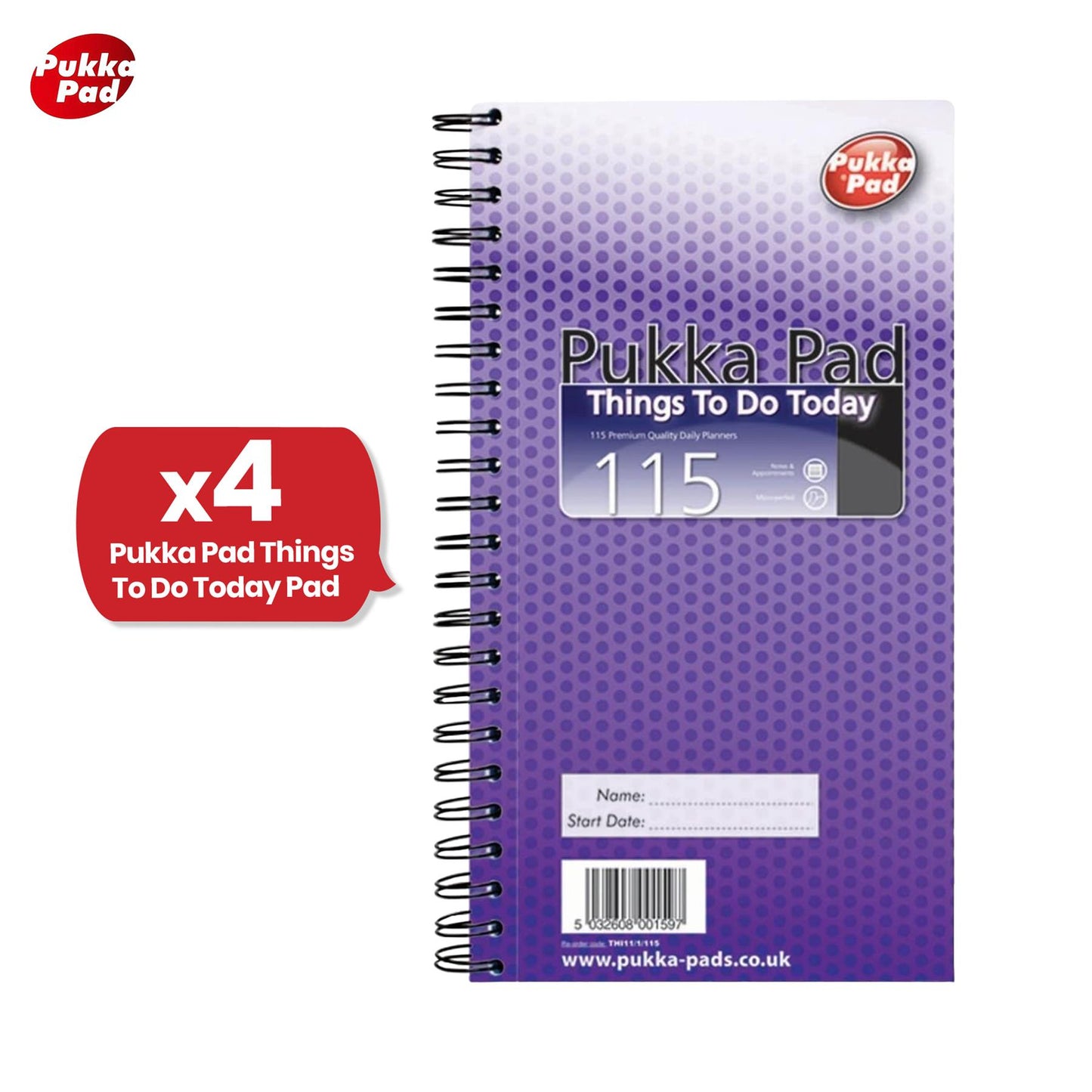 Pukka Pad Things To Do Today - Single4 Packs