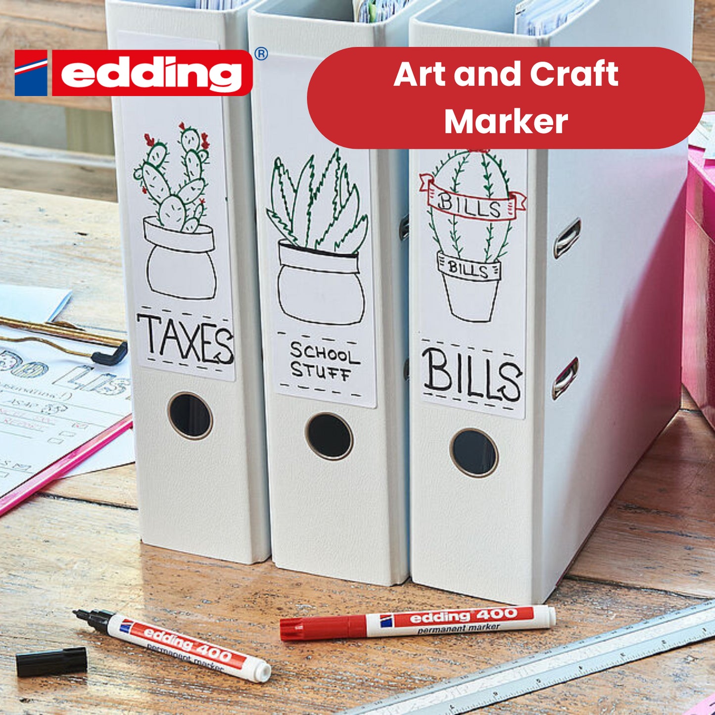 Edding 400 Permenant Marker - Pack of 1 - 1 to 20 Packs