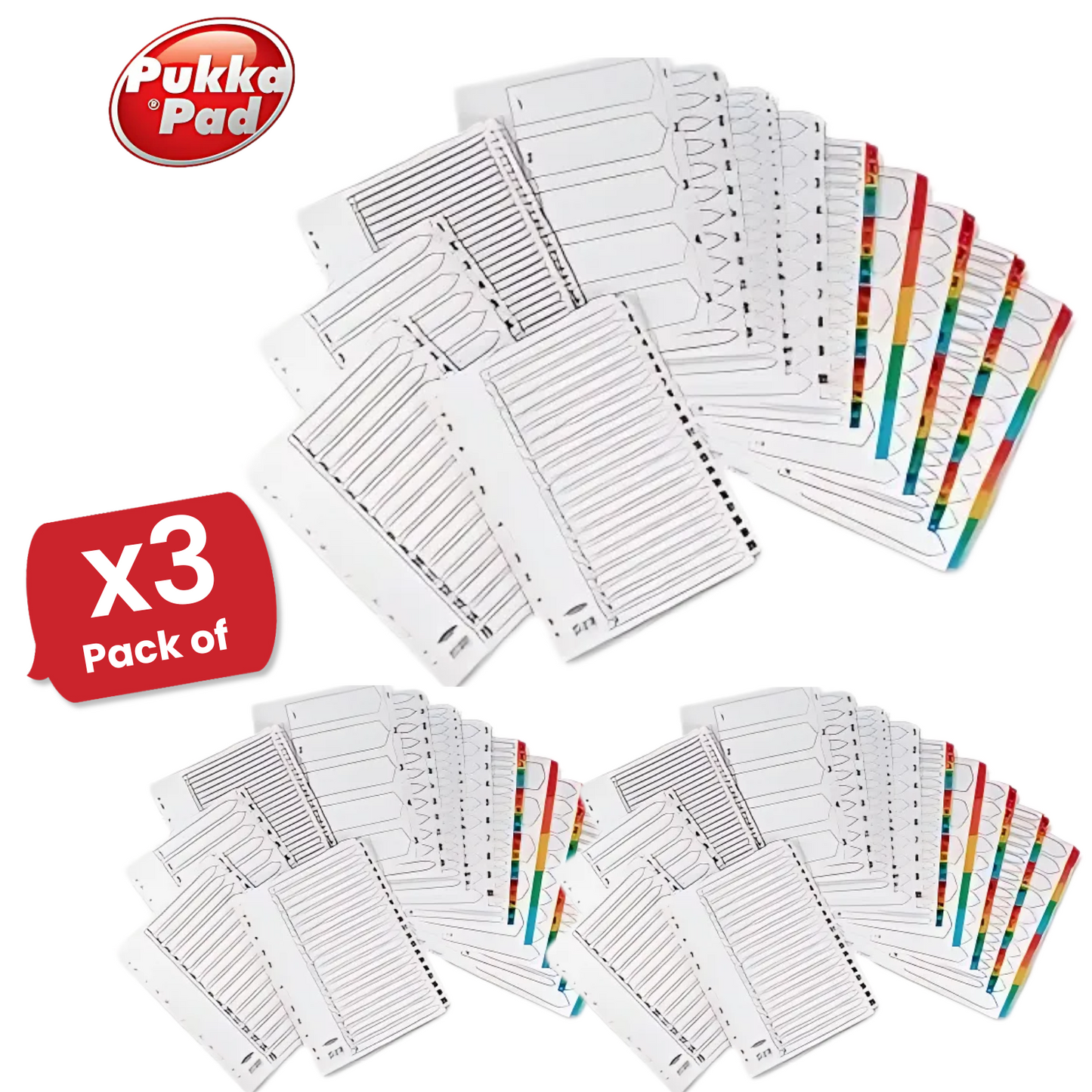 Pukka Concord Divider A4 Multi 5 Part - 1 to 5 Packs