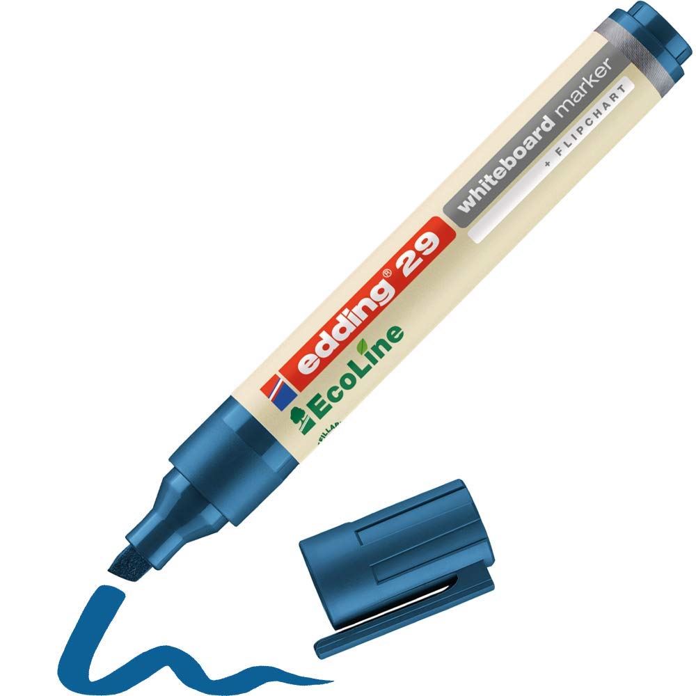 edding 29 Ecoline whiteboard marker - blue - Single - Pack of 2-36