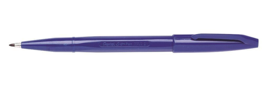 Pentel Sign pen Fibretip Blue Single Pen