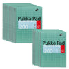 15x Pukka Pad A4 Metallic Squared & Lined Notebooks 200 Pages 80GSM Wirebound