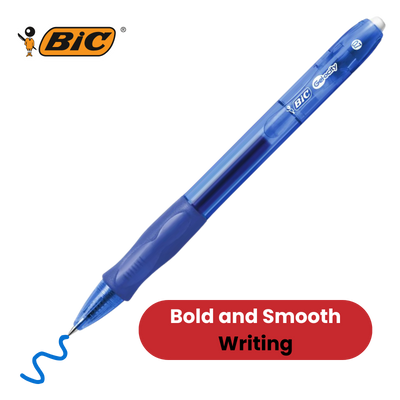 BIC Gelocity Clic Box 12 Blue (Original) - 1 to 5 Packs