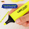 BIC 8x Marking Highlighter Flat Assorted Pastel & Neon Modular Tip for Precise Highlighting