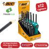 BIC Mega Standard Utility Lighter Blue & Black - Box of 10