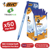 BIC CRISTAL SOFTBALL POINT BLUE - PACK OF 50