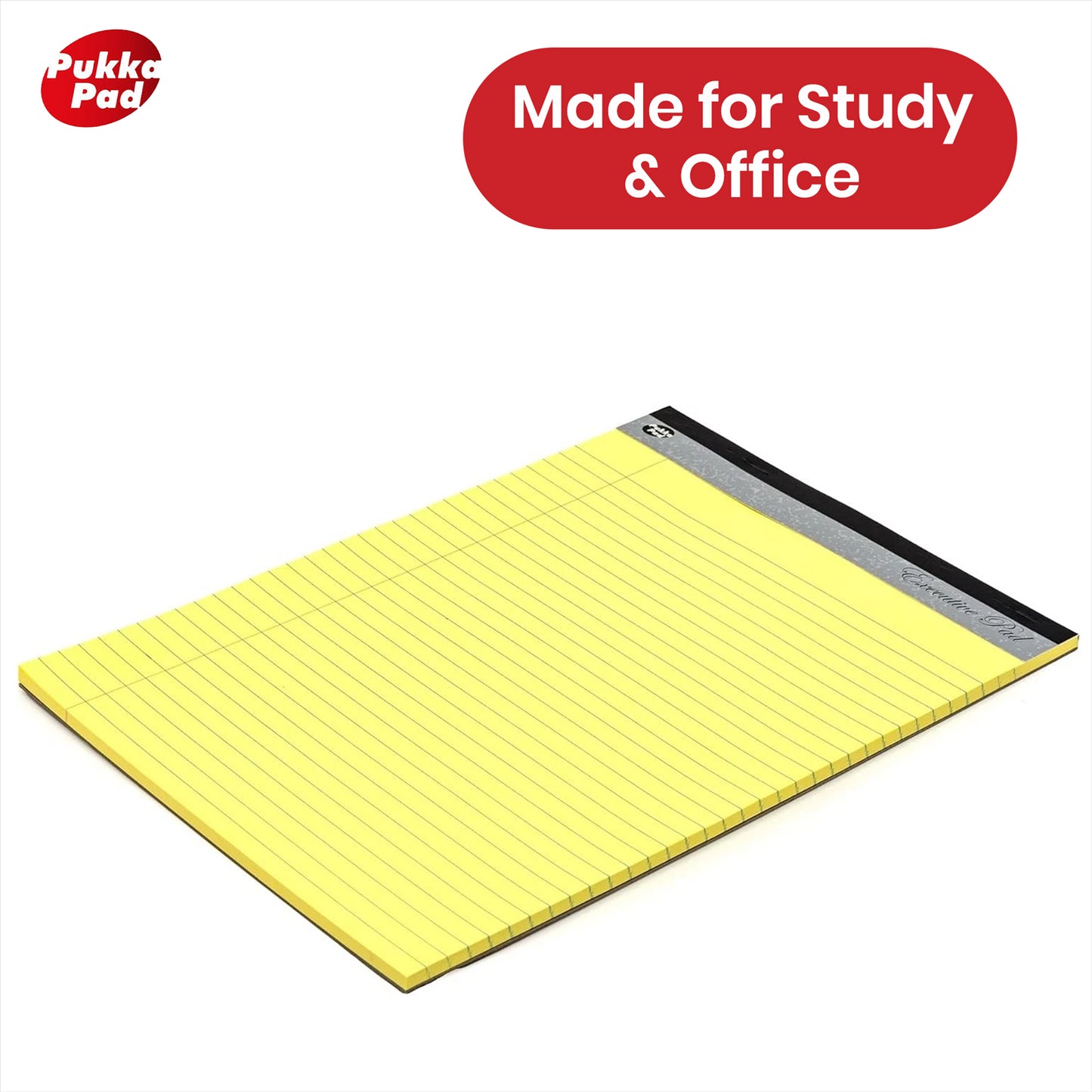 Pukka Pad A4 Refill Pads 160 Lined Pages Notepad, 80GSM Smooth Legal Notebook for Taking Notes