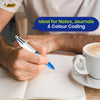 BIC 6x 4-Colour Mini Pens Retractable Multicolour Pens for Writing