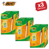 BIC Ecolutions Round Stic Ballpoint Pens - Blue Ink, 1.0mm Tip - Box of 60