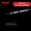 Pentel N50 Permanent Marker Bullet Tip 1.5-2mm Line Black Ref N50-A - 1 to 24