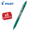 Pilot FriXion Clicker Erasable Gel Rollerball Multiple Pens 0.7mm Tip Line Green