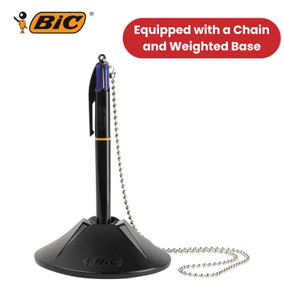 BIC 4 Colours Counter Pen Ballpoint Pen Blue 1 Box