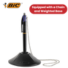 BIC 4 Colours Counter Pen Ballpoint Pen Blue 1 Box