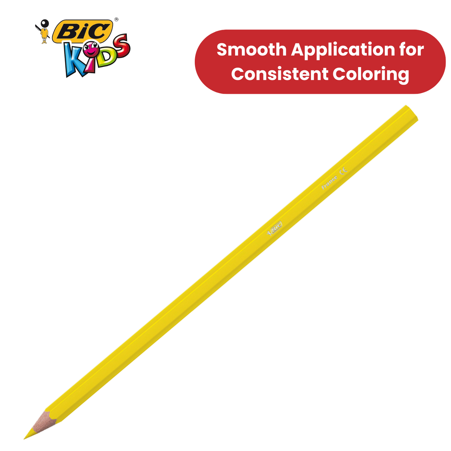 BIC Kids Tropicolors Colouring Pencils, Vibrant Colors - Creative Fun Pack of 12
