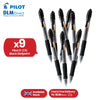 Pilot G-2 10 Broad Rollerball Pen - 0.6mm Tip Retractable Black Biros for Journaling