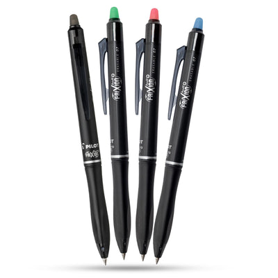 Pilot Frixion Ball Plus - Pack of 4 - 1 Black, 1 Blue, 1 Green, 1 Red