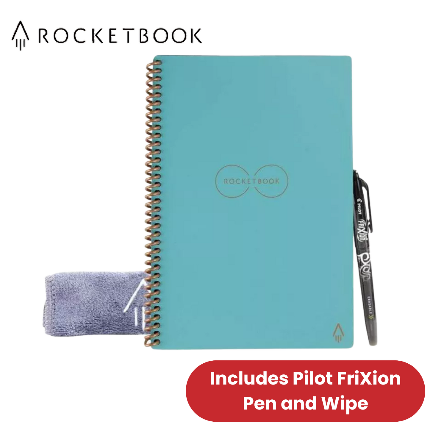 Rocketbook Core A4 Letter - Dotted Paper - TEAL