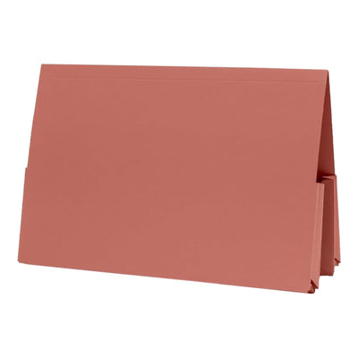 Exacompta Guildhall legal Double-Pocket Wallet for paper Documents, 315gsm,pack of 25 (Red)