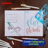 Zebra Mildliner Dual Tip Highlighter Pens Set of 15 Pastel Colours with Brush and Bullet Tip Ink