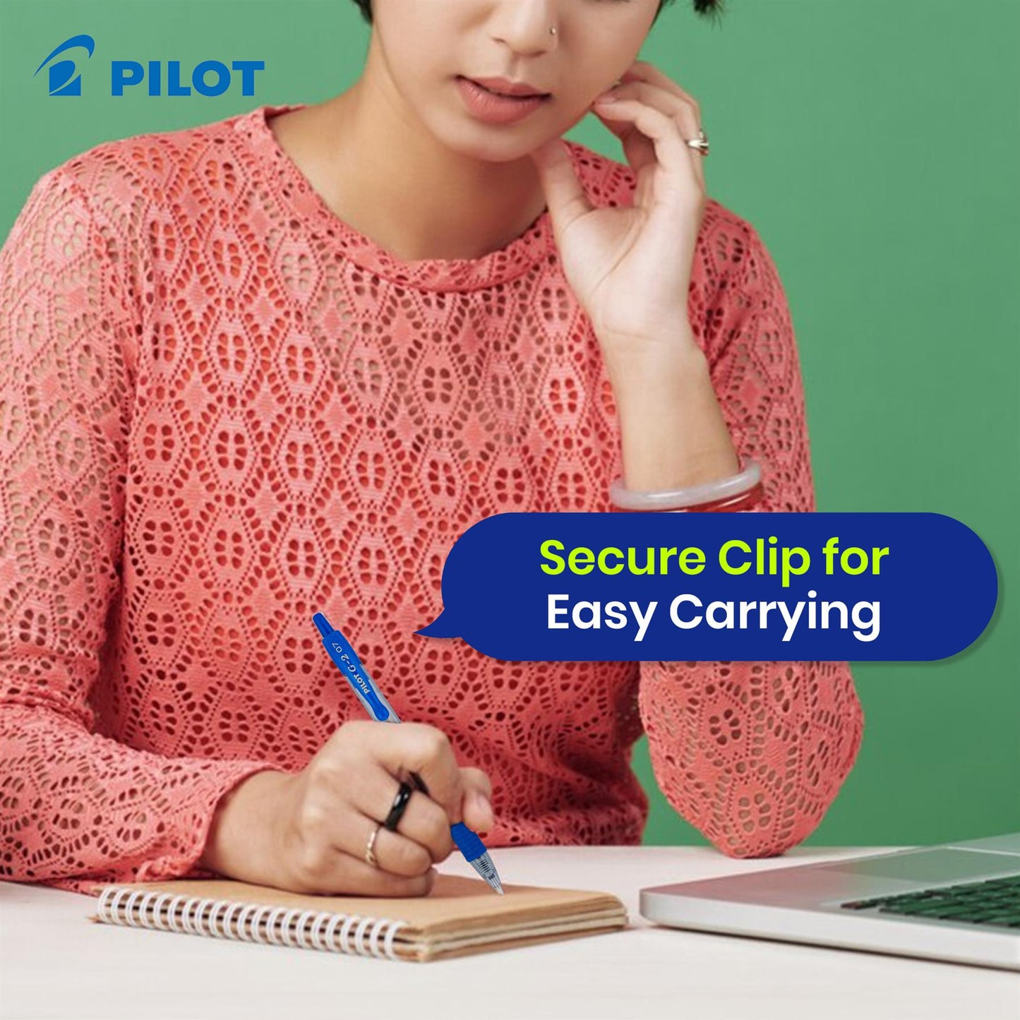 Pilot G-207 Retractable Gel Rollerball Medium Value Pack Blue (Pack of 6)