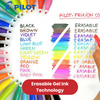 Pilot Frixion Colours Erasable Felt-Tip Pens - Wallet of 12 Assorted Colours