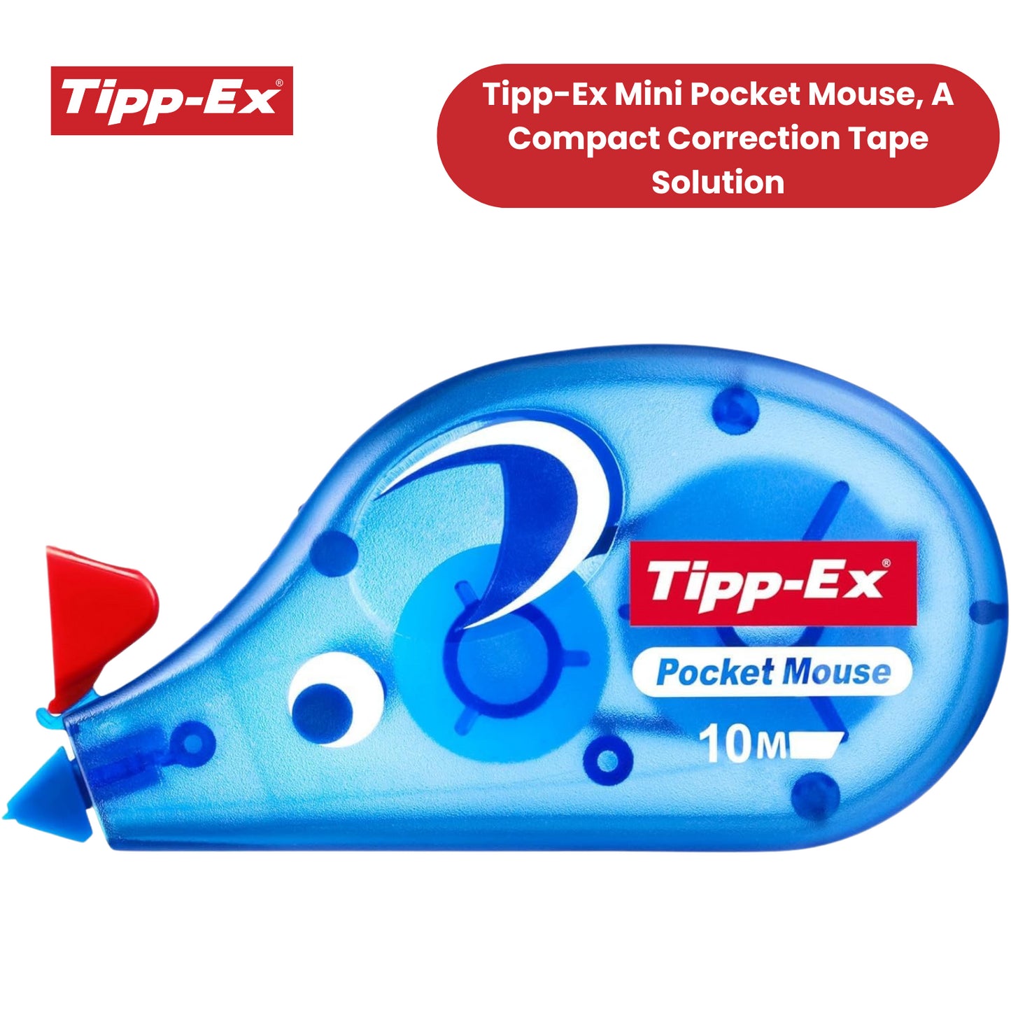 Tipp-Ex Pocket Mouse Correction Tape Roller 5mm x 6m - Pack of 5