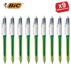 Bic 4 Colours Fluo Retractable Ballpoint Pen - Pack of 1