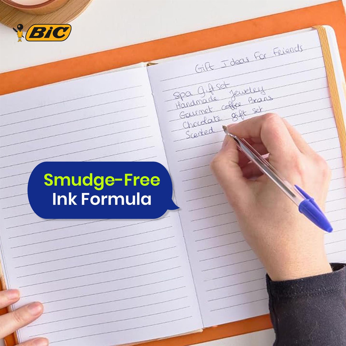BIC Cristal Blue Pens 1.0mm Medium Tip Pack of 10 Ballpoint Pens
