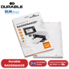 DDurable BADGEMAKER Inserts 54 x 90 mm - Pack of 200 Inserts - White - 1 to 5