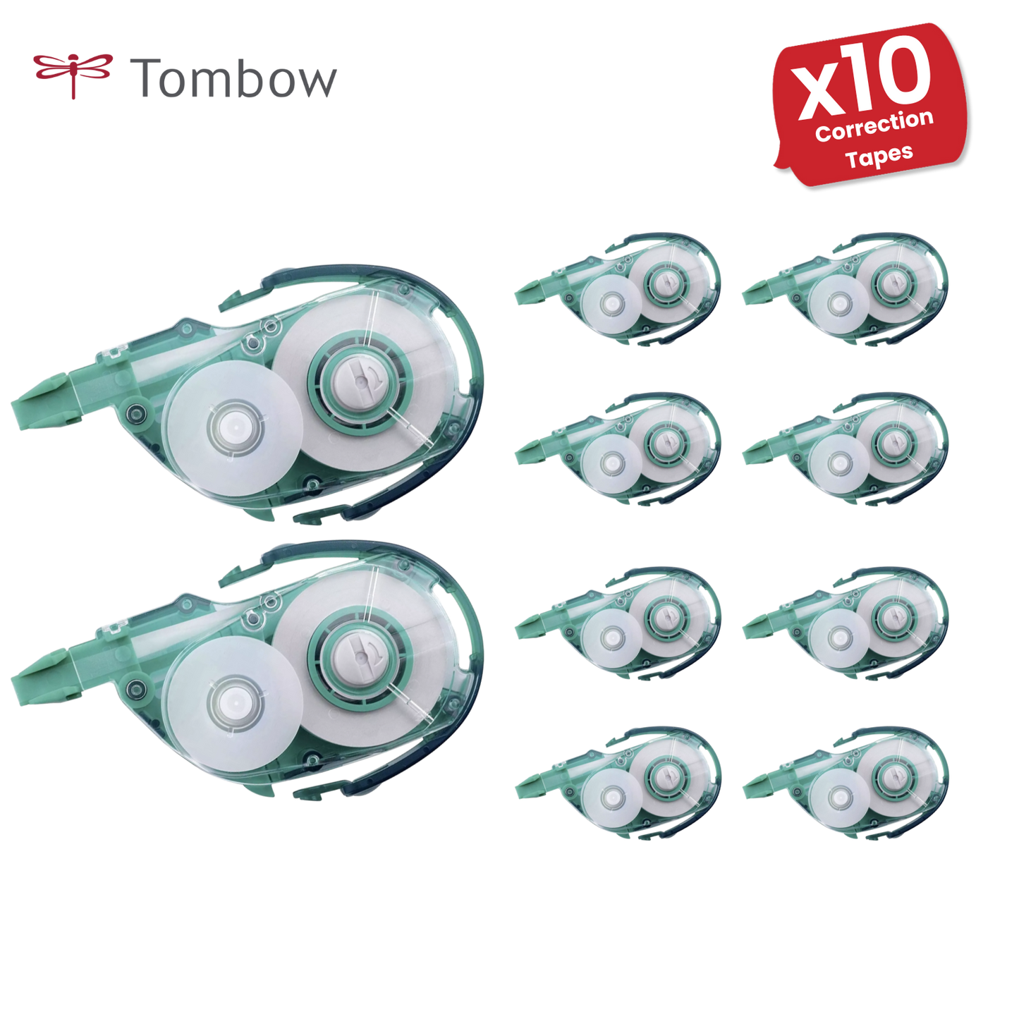 Tombow Correction Tape Refill 4mm - Single CT-YRE4 - 1 to 30 Packs