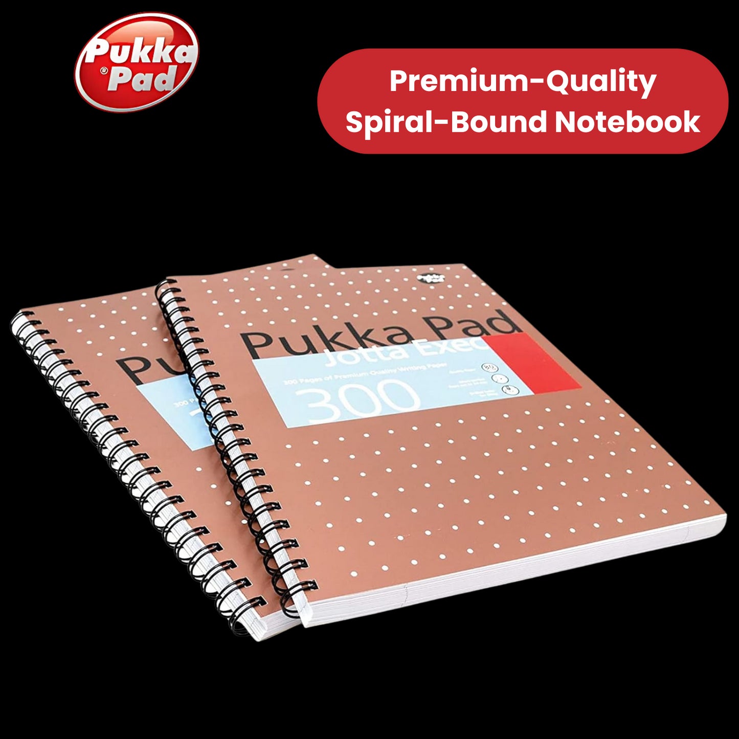 Pukka A4 300 page Metallic jotta - Lined Pack of 1