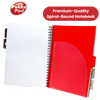Pukka Pad White B5 Project Book 200 Pages Wirebound Project Book, Ruled/Margin