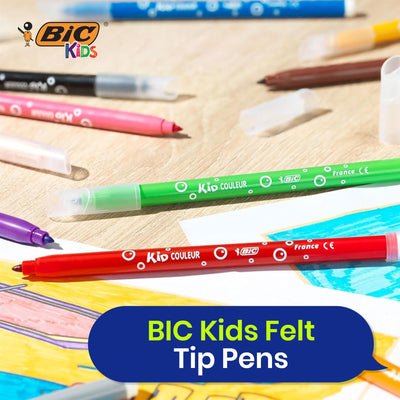 BIC Evolution Original Eraser Graphite Pencils, BIC Kids Couleur Felt Pens, BIC Kids ECOlutions Colouring Pencils, Set of 1