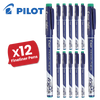 Pilot Frixion Fineliner Felt Pen Erasable Smooth Writing Multi Pens - Green