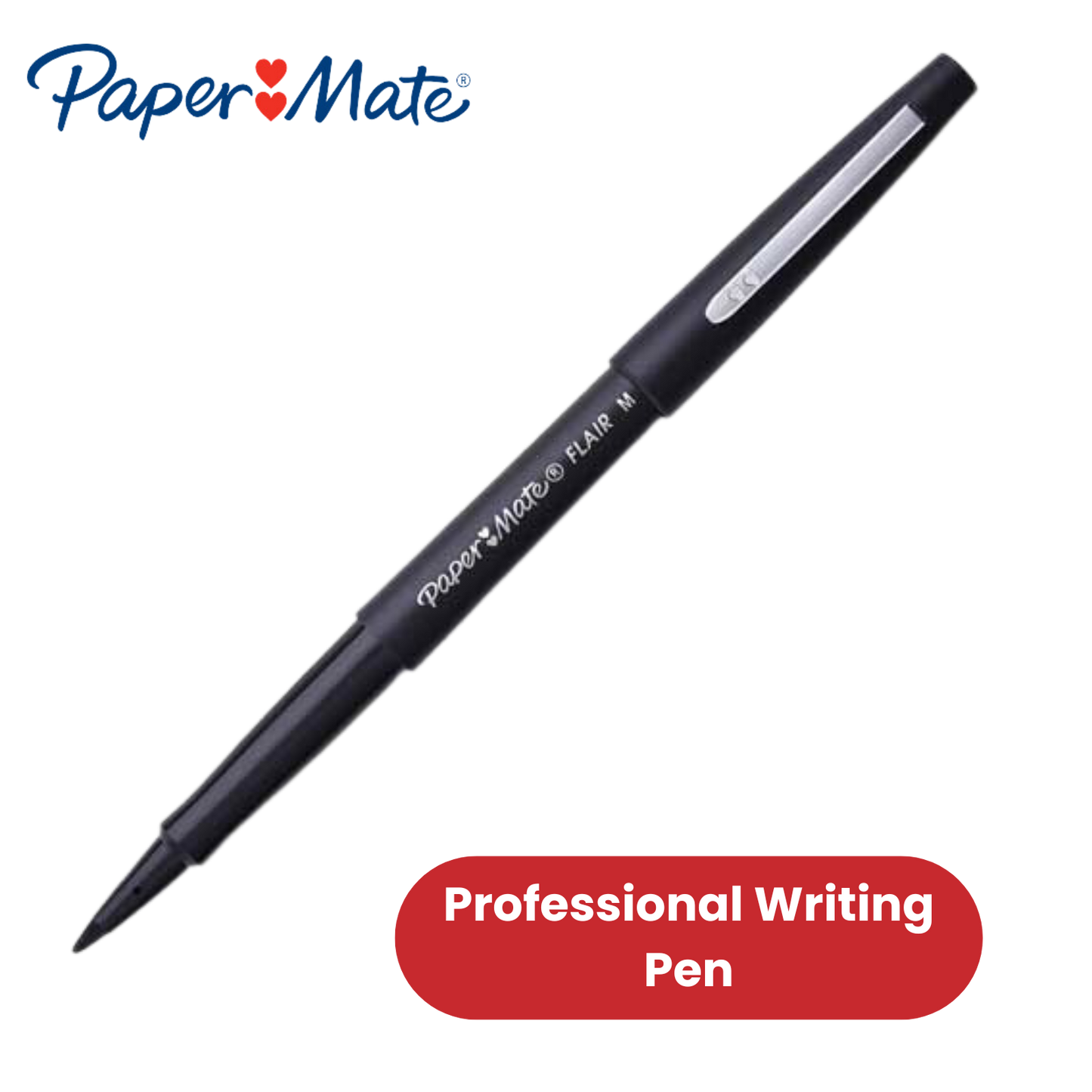 Paper Mate Flair Original Felt Tip Pen Black for Notes, Journaling & Office Use