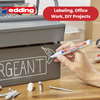 Edding 750 Paint Marker Pack of 1 Opaque Red Low Odour Ink 2-4mm Bullet Tip