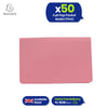 Exacompta Guildhall Pink Full Flap Pocket Wallet - Heavyweight Manilla Document Folder, Pack of 25