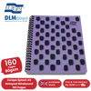 Europa Splash A5 Notepad Wirebound 160 Pages 80gsm FSC Paper Punched Purple
