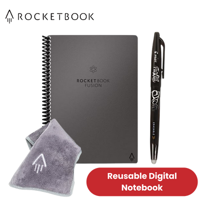 Rocketbook Fusion Executive A5 - Dotted Paper - Black