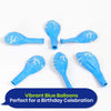 Birthday Boy Blue Latex Balloons Set of 6 for Kids & Adult Party Decor