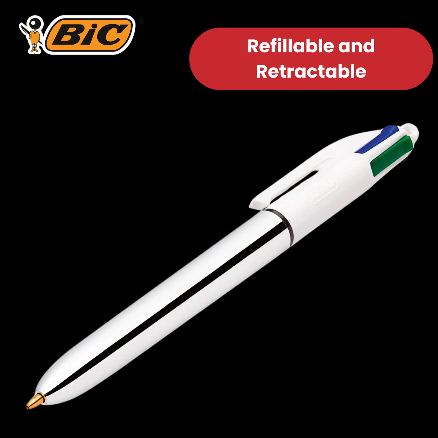 BIC 4 Colour Shine - Pack of 1