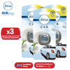 Febreze Clip-On Car Air Freshener - 2ml Cotton Fresh Gel Air Freshener for Bad Smell (Pack of 3)