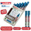 edding 28 Ecoline whiteboard marker - blue - box of 10 whiteboard pens-Pack 2-36